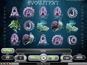 Автомат Evolution в онлайн казино